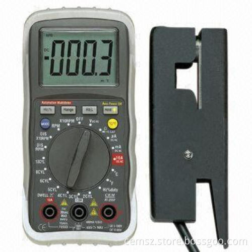Multifunctional Automotive Digital Multimeter with High Contrast Display and Over-range Indication
